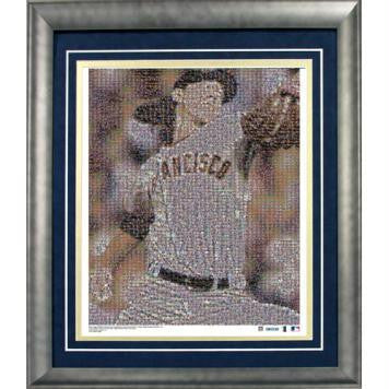 Tim Lincecum Mosaic Framed 16x20 Photo (Ltd of 1000)