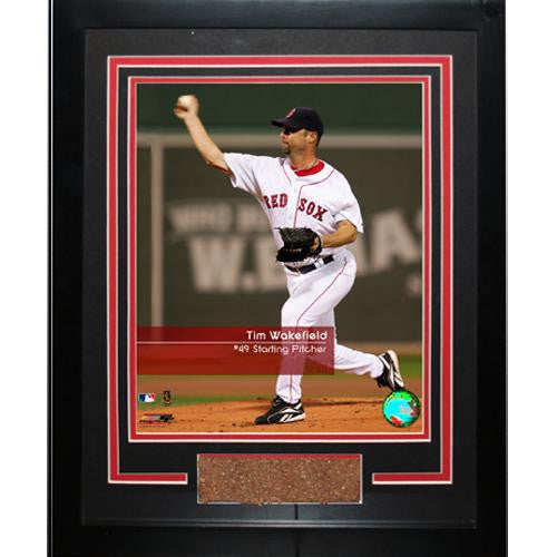 Tim Wakefield 49 Red Sox Feel The Game Framed Photograph