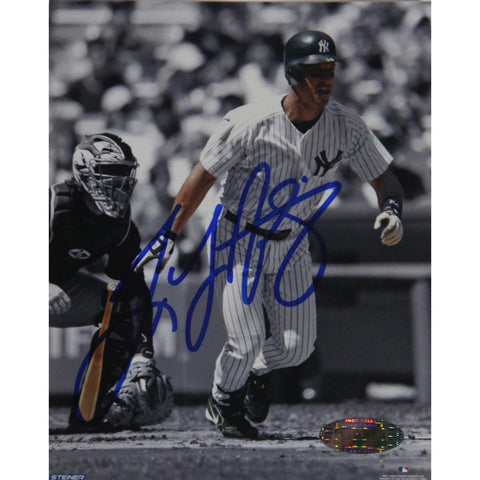 Tino Martinez Signed 4x5 Seatback Photo