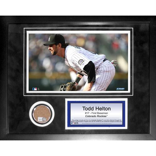 Todd Helton 11x14 Mini Dirt Collage