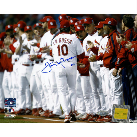 Tony LaRussa World Series Introduction Signed 8x10 Photo