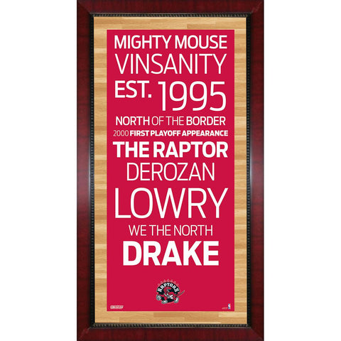 Toronto Raptors Subway Sign Wall Art 16x32 Photo