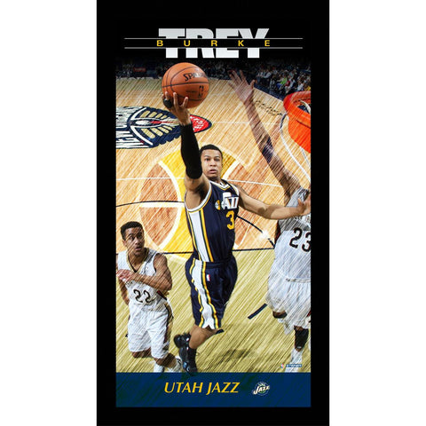 Trey Burke Utah Jazz Player Profile Wall Art 9.5x19 Framed Photo