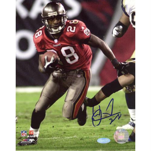 Warrick Dunn Bucs Run vs Rams 8x10 Photo