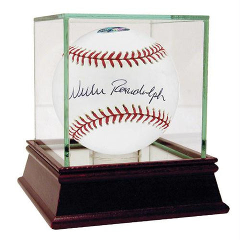 Willie Randolph MLB Baseball w Lets Go Mets Insc (Signed In Black)