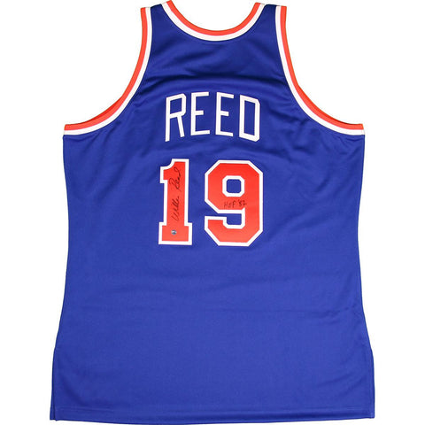 Willis Reed Signed 1972-73 New York Knicks Blue Authentic Jersey wHOF 82Insc.