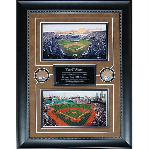 Yankee Stadium Fenway Park Rivalry Dirt Collage