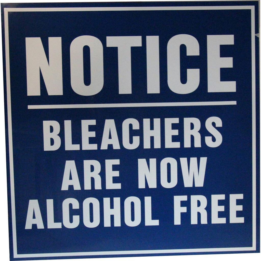 Yankees 18x18 Bleachers Are Nowe. Replica Aluminum Sign