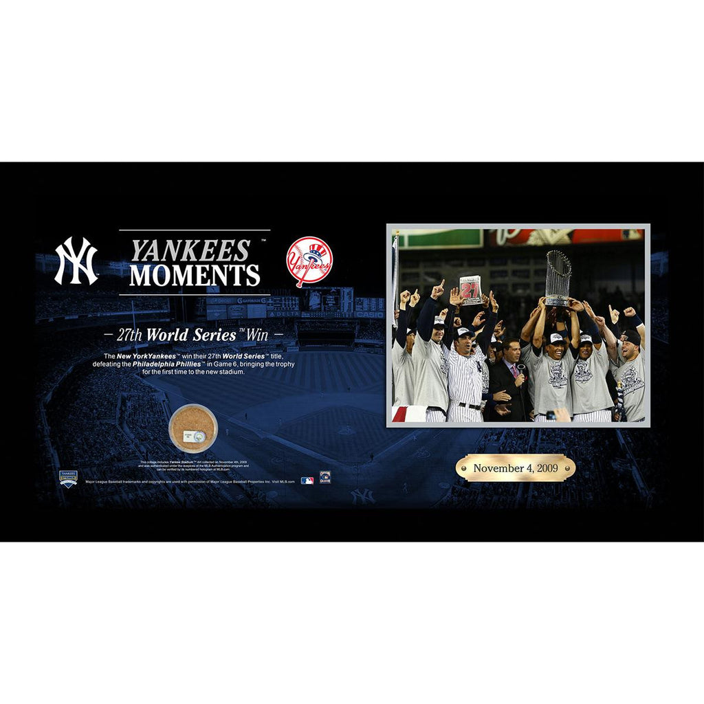 Yankees Capture Franchises 27th World Championship 10x20 Collage w Old Yankee Stadium Brick