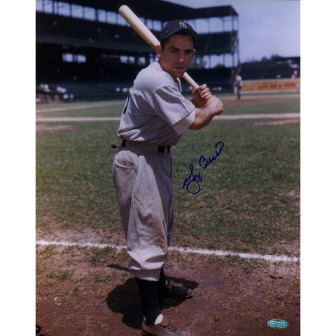 Yogi Berra Batting Pose Color 11x14 Photo SSM Holo