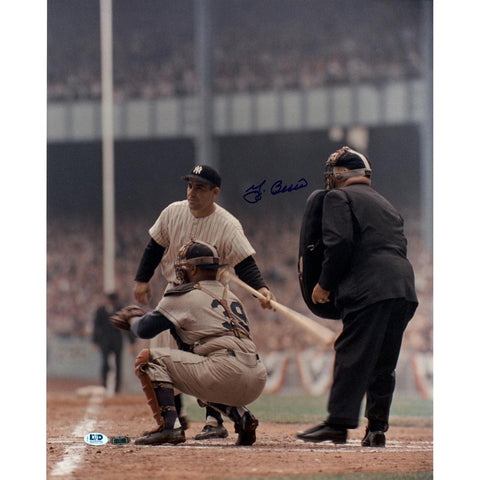 Yogi Berra Signed 16x20 Veritcal Color Photo LTD Auth