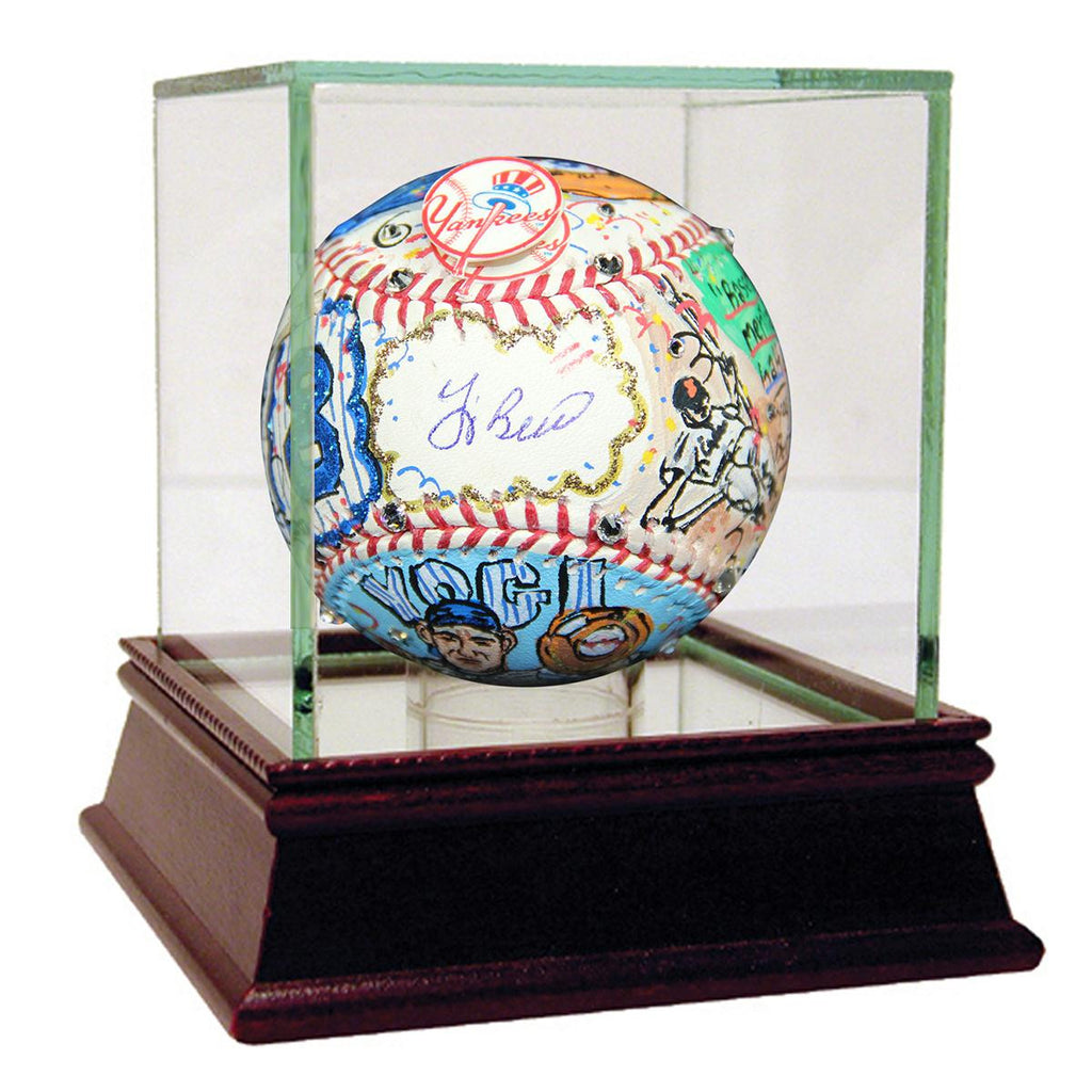 Yogi Berra Signed Fazzino Pop Art MLB Baseball