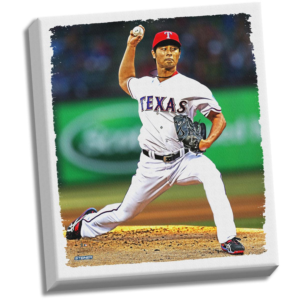 Yu Darvish Stretched 22x26 Canvas