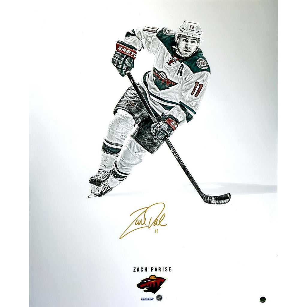 Zach Parise Signed Steiner Platinum Collection 16x20 Photo