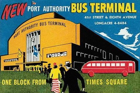 New Port Authority Bus Terminal 20x30 poster